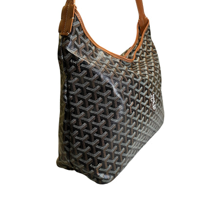 Used GOYARD Goyardine HOBO BAG Hobo Bag Black Brown