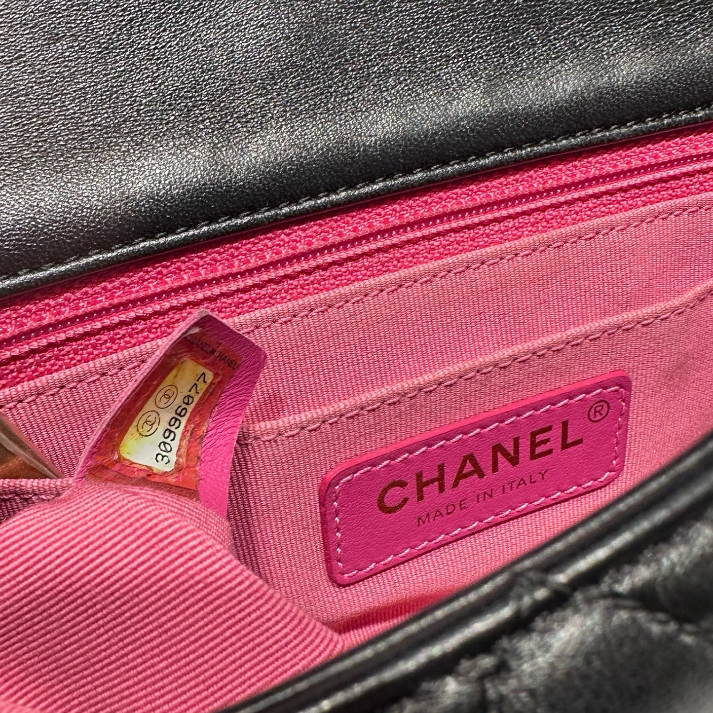 Used CHANEL Chain Shoulder Bag Black GHW