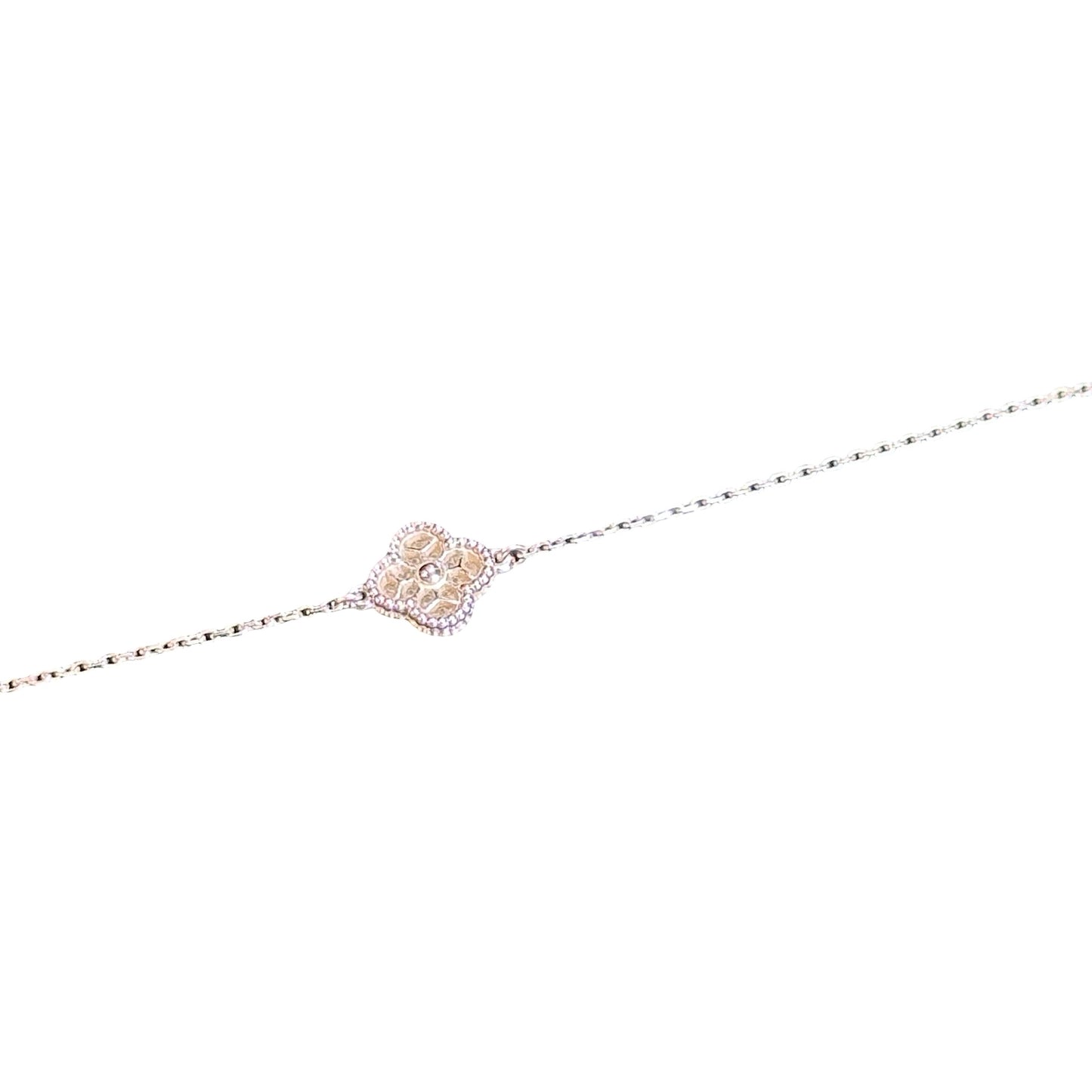 Used VAN CLEEF & ARPELS 18K Gold Sweet Bracelet BRACELET Silver