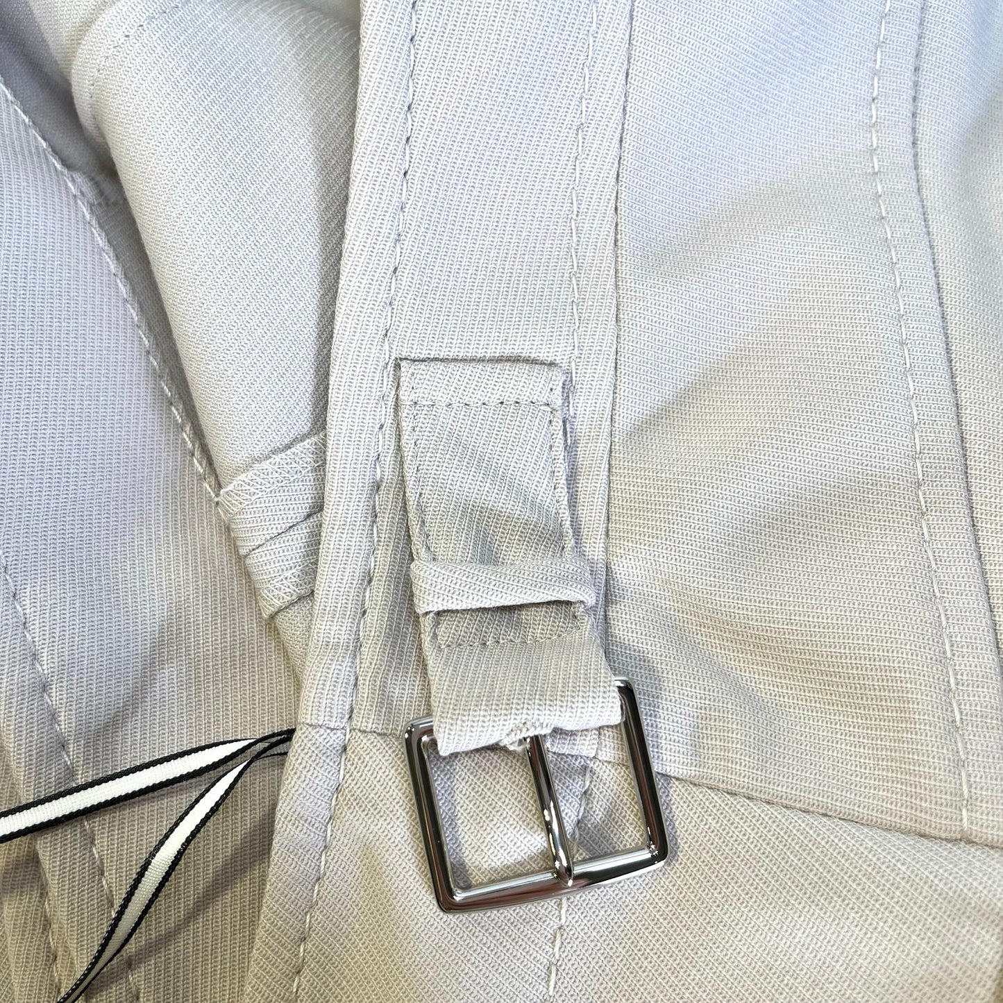 HERMES Virgin Wool Pants Light Grey