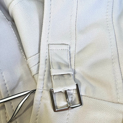 HERMES Virgin Wool Pants Light Grey