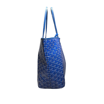 Used GOYARD Canvas Tote PM Tote Bag Blue
