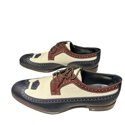 Used LOUIS VUITTON Shoes Shoes Navy Blue White Brown