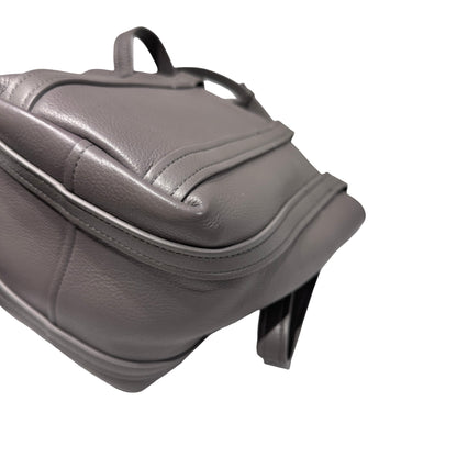 Used BALENCIAGA Calfskin Leather Everyday Shoulder Bag Grey PHW
