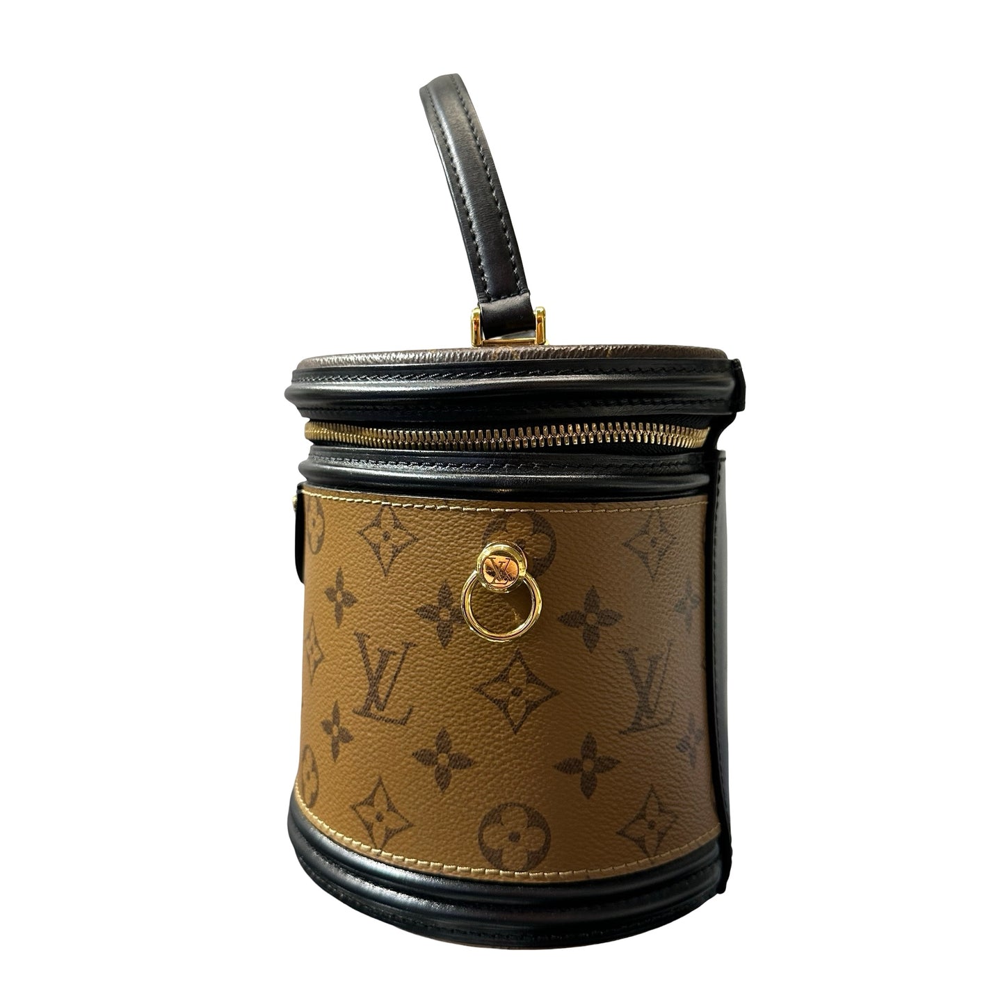 Used LOUIS VUITTON Monogram Cannes Monogram Reverse Cross Body Bag Brown GHW