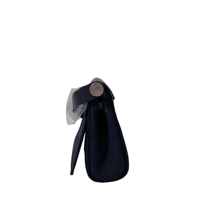 Used HERMÈS Canvas Mini Herbag Cross Body Bag Black PHW