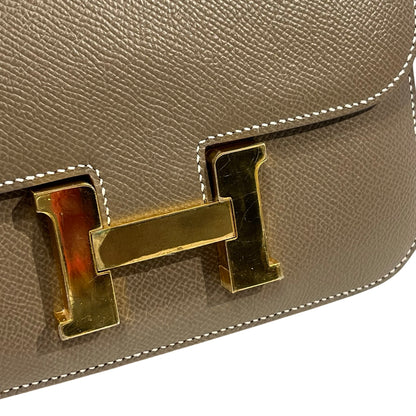 Used HERMES Epsom Constance Cross body bag Etoupe