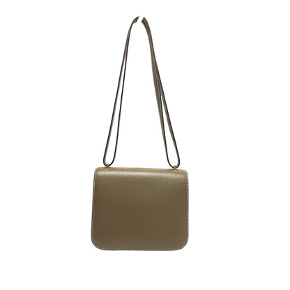 Used HERMES Epsom Constance Cross body bag Etoupe