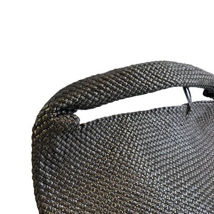 Used BOTTEGA VENETA Intrecciato Woven Tote Handbag Brown