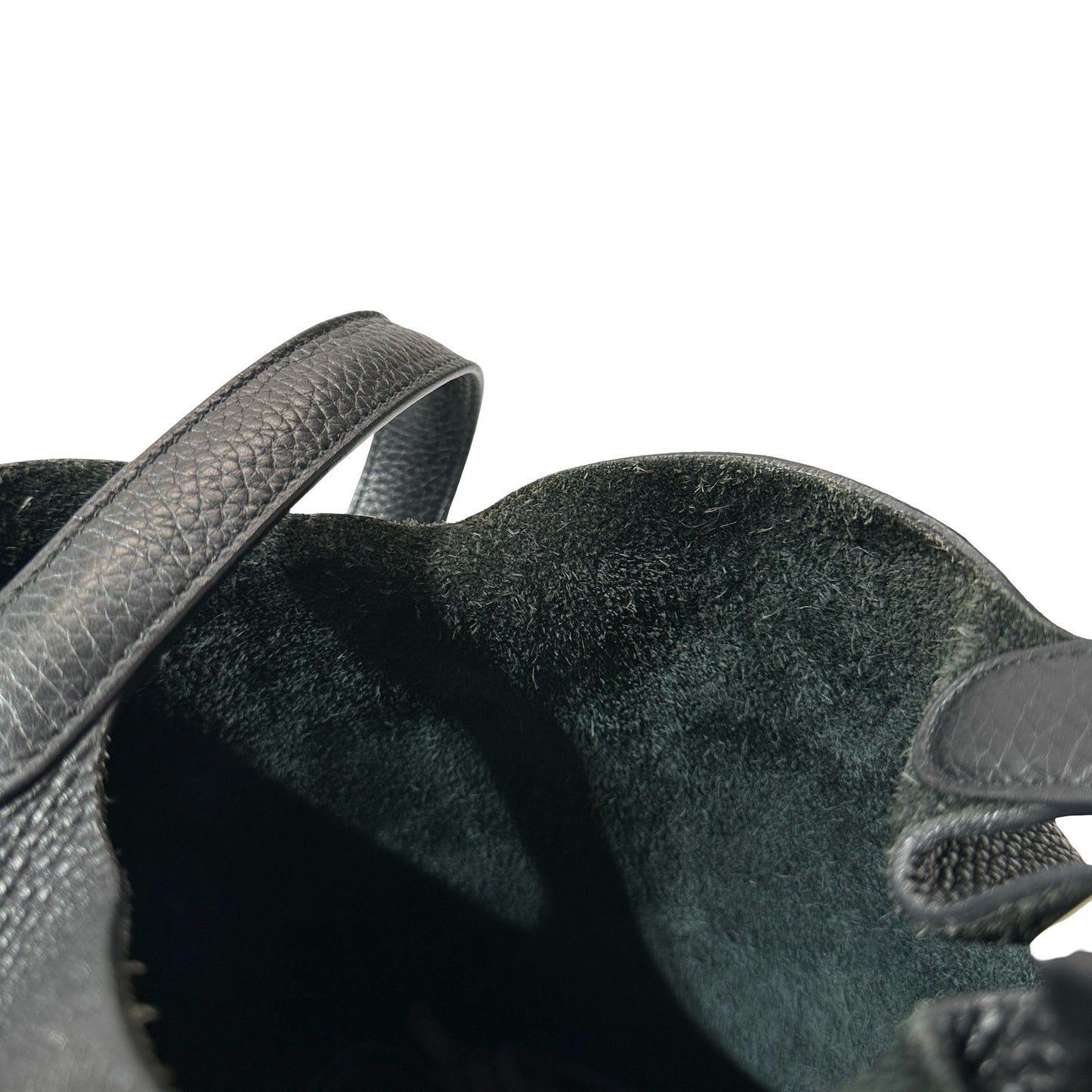 Used HERMÈS Picotin 18 Bucket Bag Black PHW