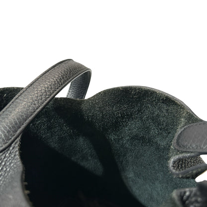 Used HERMÈS Picotin 18 Bucket Bag Black PHW