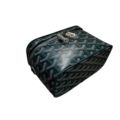 Used GOYARD Vanity case Shoulder Bag Green PHW