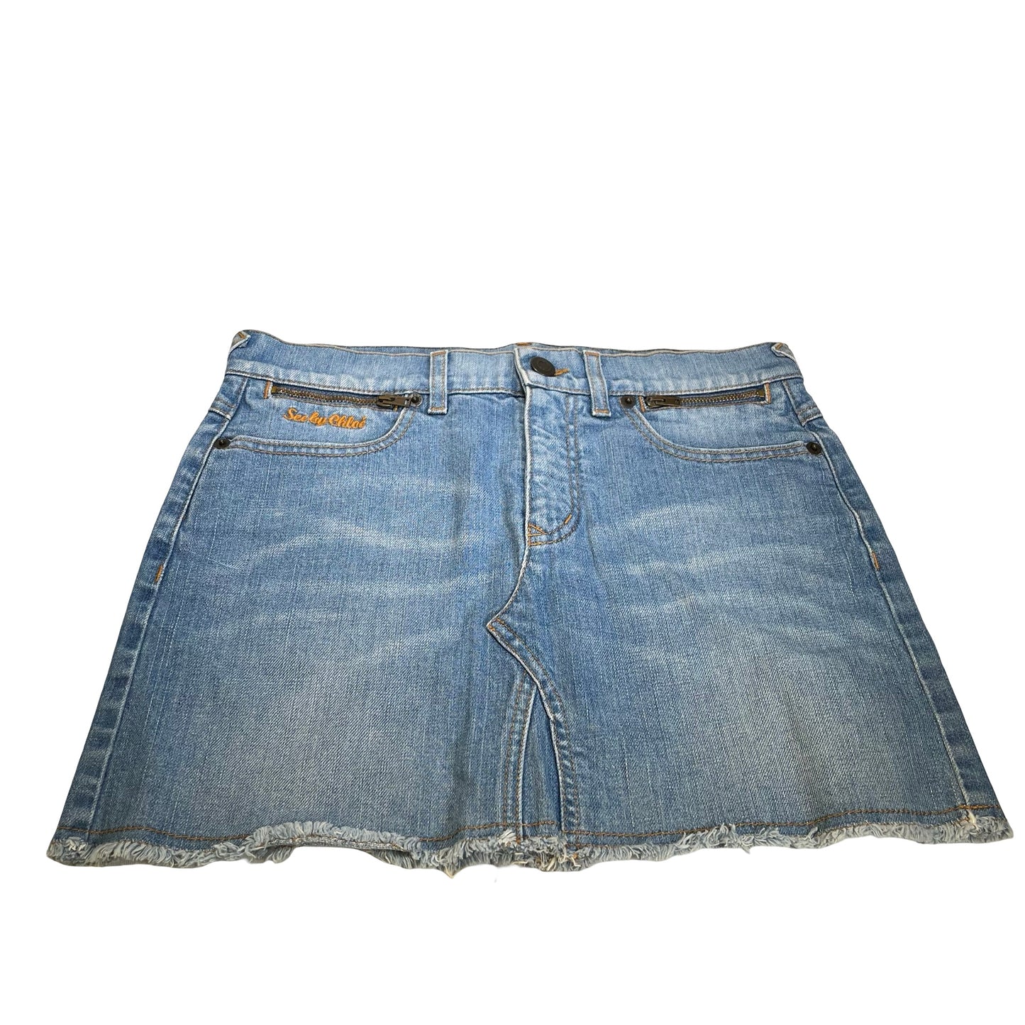 Used SEE BY CHLOE Denim Shorts Pants Denim Blue