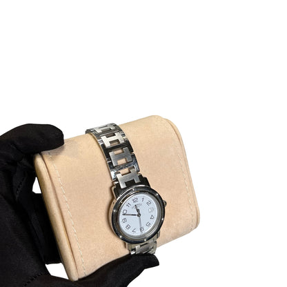 Used HERMES Watch Silver