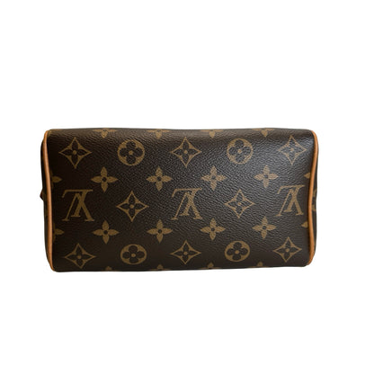 Used LOUIS VUITTON Monogram Canvas Speedy 25 Bandoulière Handbag Brown