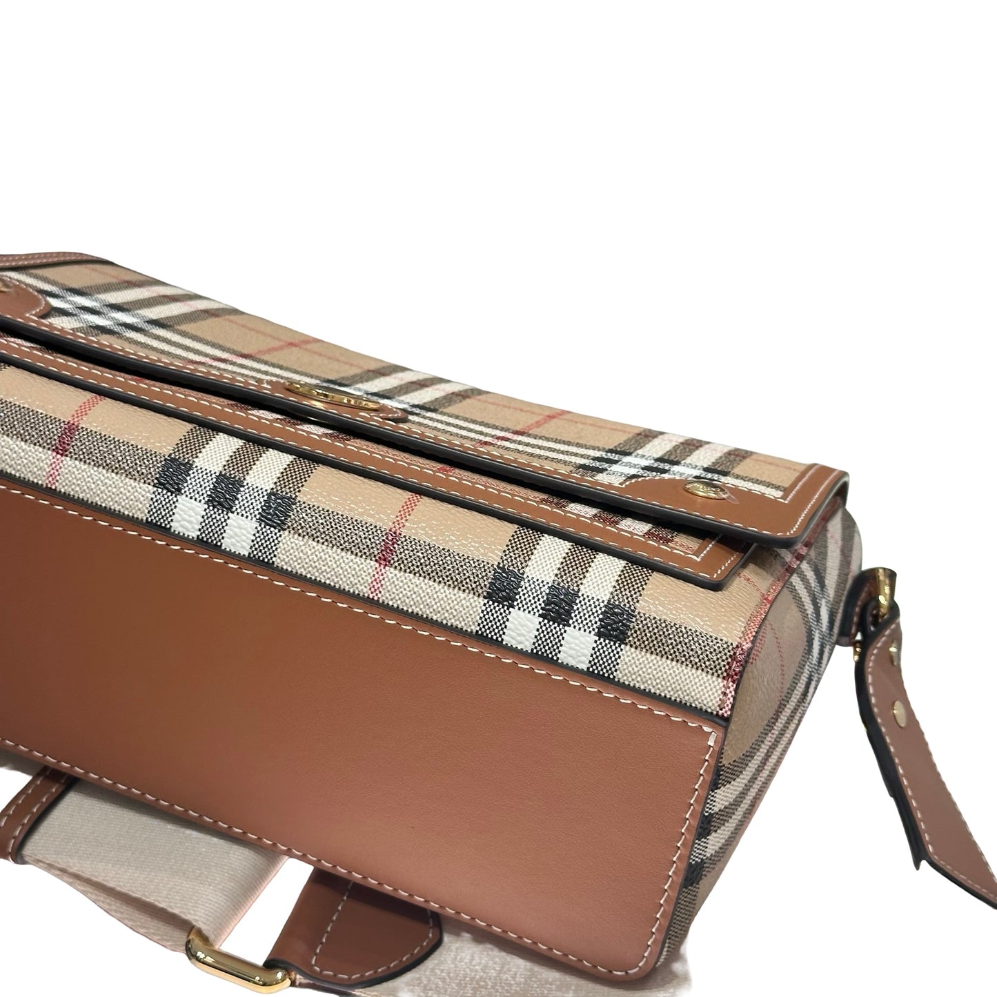 Used BURBERRY Cross Body Bag Brown GHW