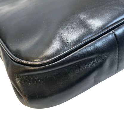 Used CELINE Leather Vintage Cross body bag Cross body bag Black GHW