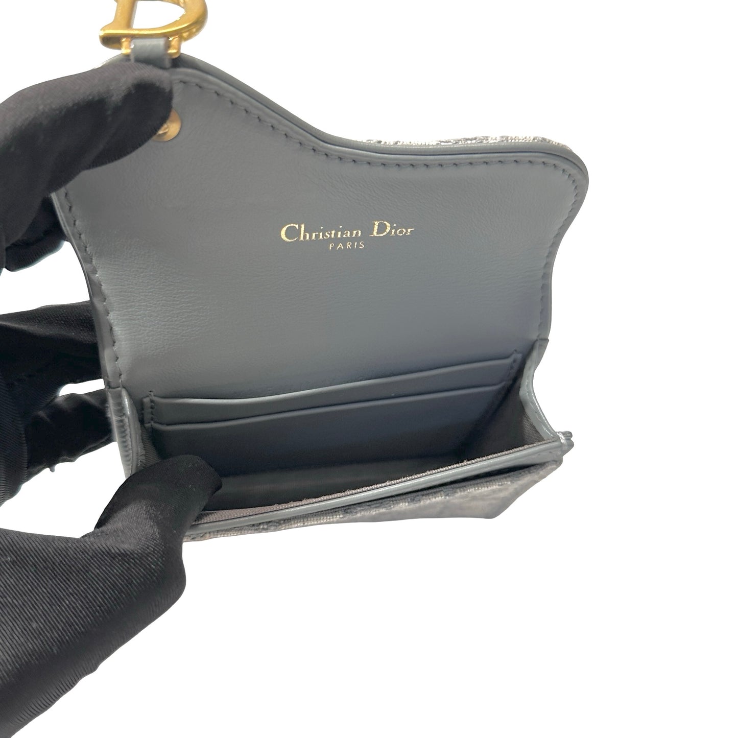 Used DIOR Canvas Cardholder Card holder