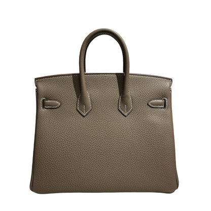Brand New HERMES Togo Birkin Handbag Etoupe