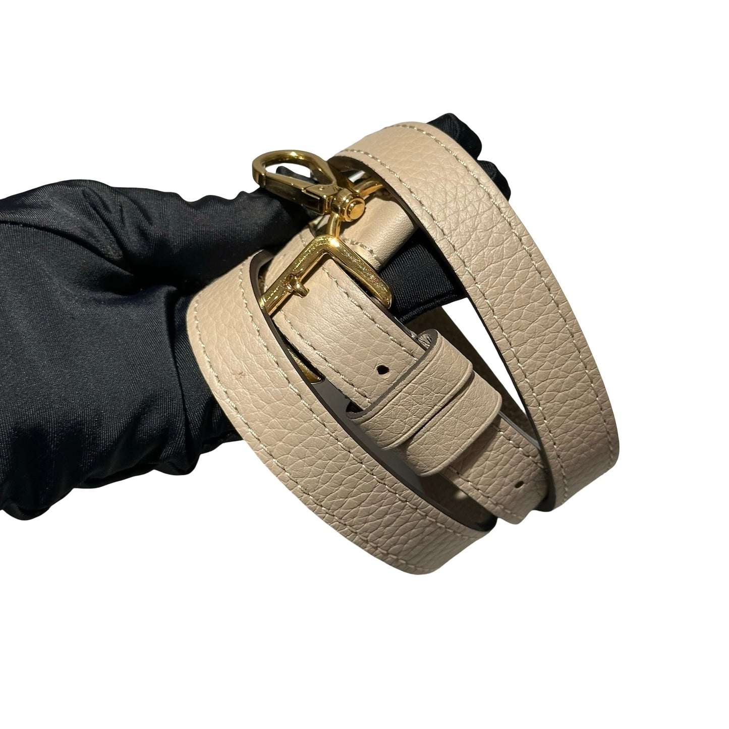 Used LOUIS VUITTON Capucines BB Two Way Shoulder Bag Grey GHW