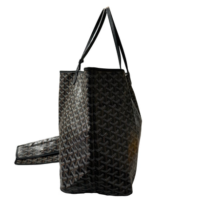 Used GOYARD Tote GM Shoulder Bag Black PHW