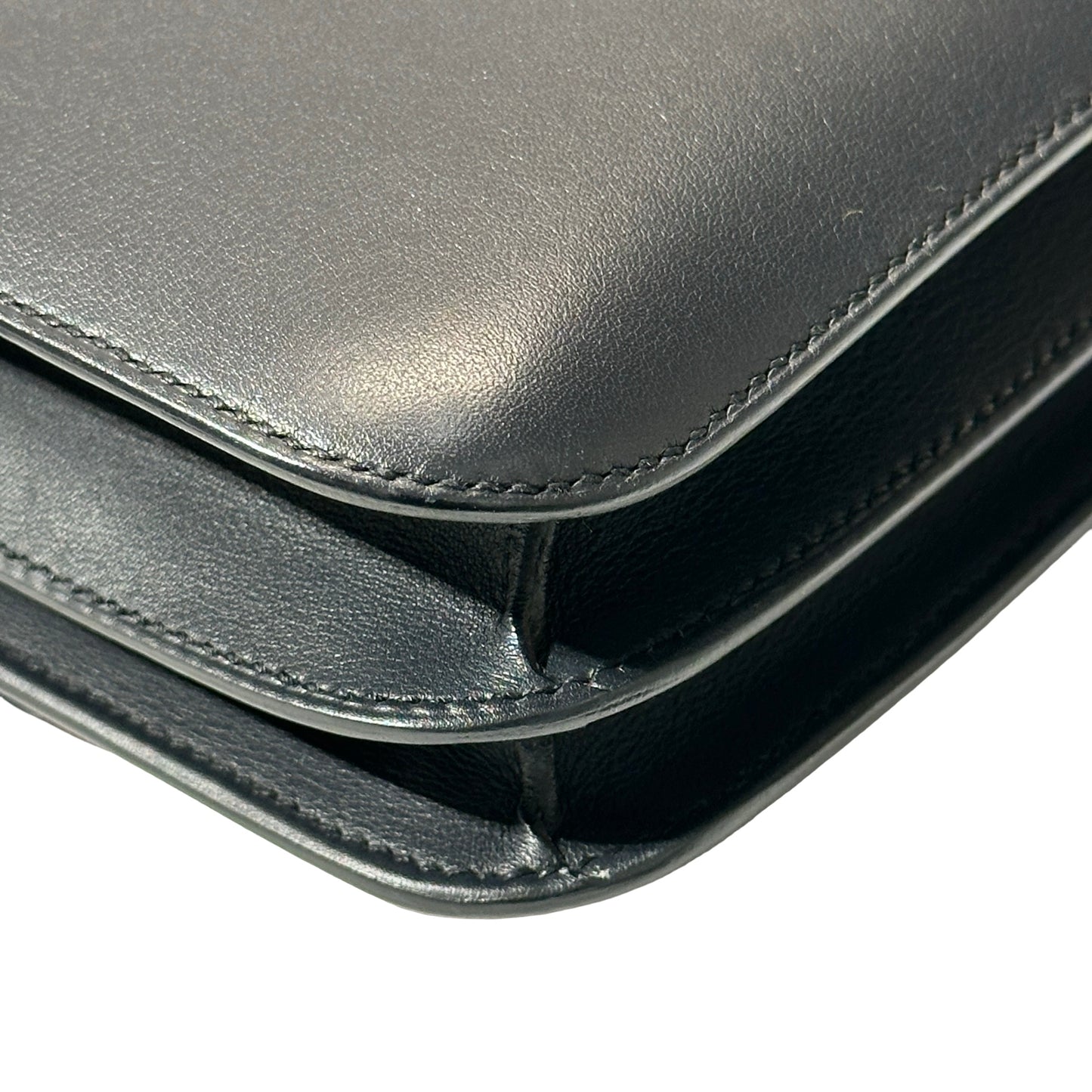 Used HERMÈS Mini Constance Shoulder Bag Bleu indigo GHW