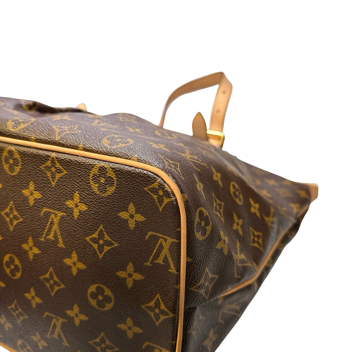 Used LOUIS VUITTON Monogram Palermo GM Shopper Bag Brown GHW