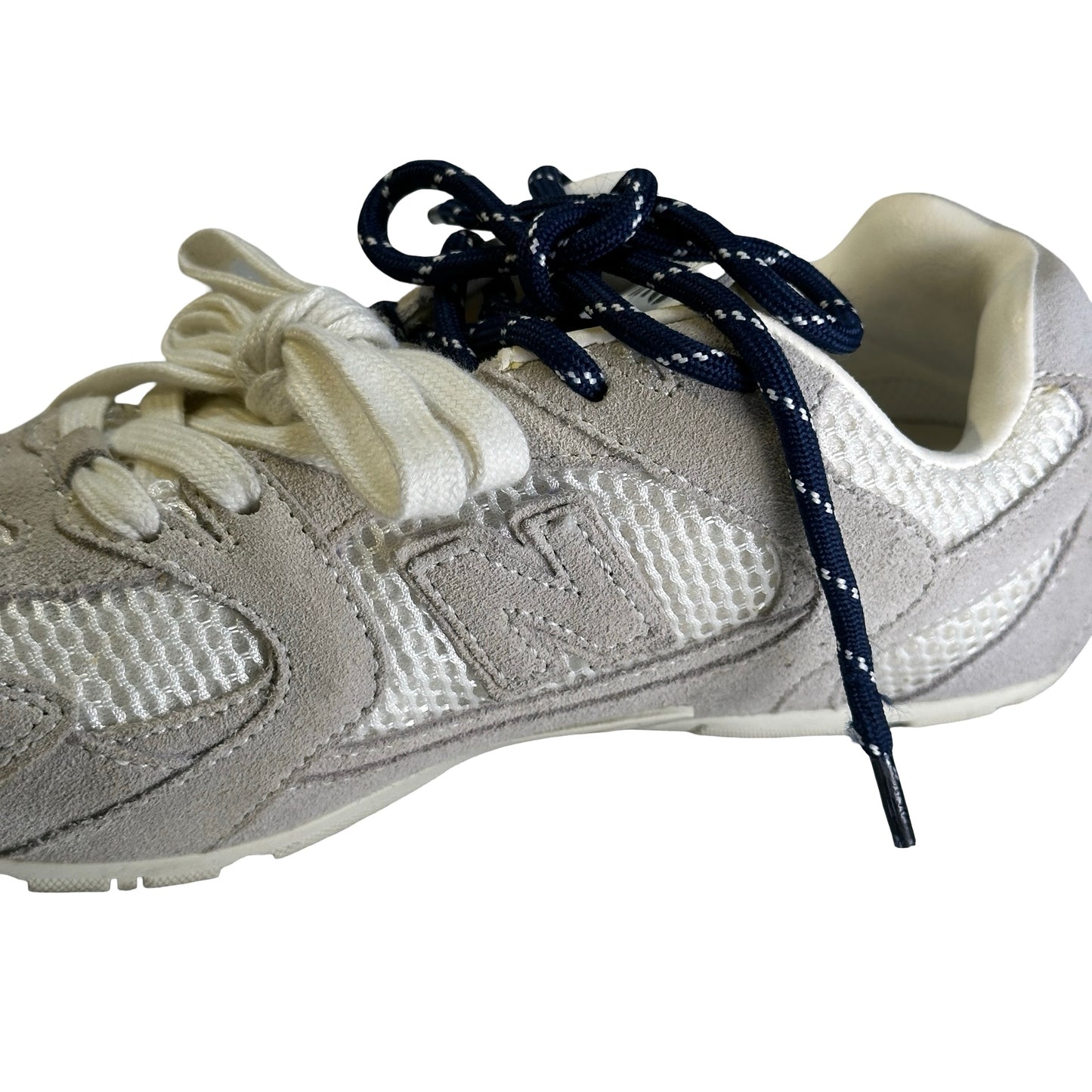 Used MIU MIU Suede Mesh New Balance 530 Sneakers White Grey