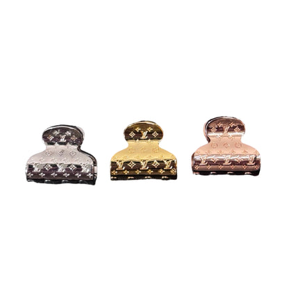 Used LOUIS VUITTON Hair clip Accessories Rose Gold Silver Gold