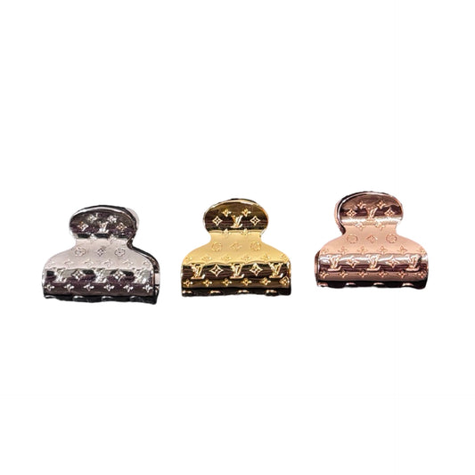 Used LOUIS VUITTON Hair clip Accessories Rose Gold Silver Gold