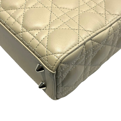 Used DIOR Lady Dior Handbag Beige