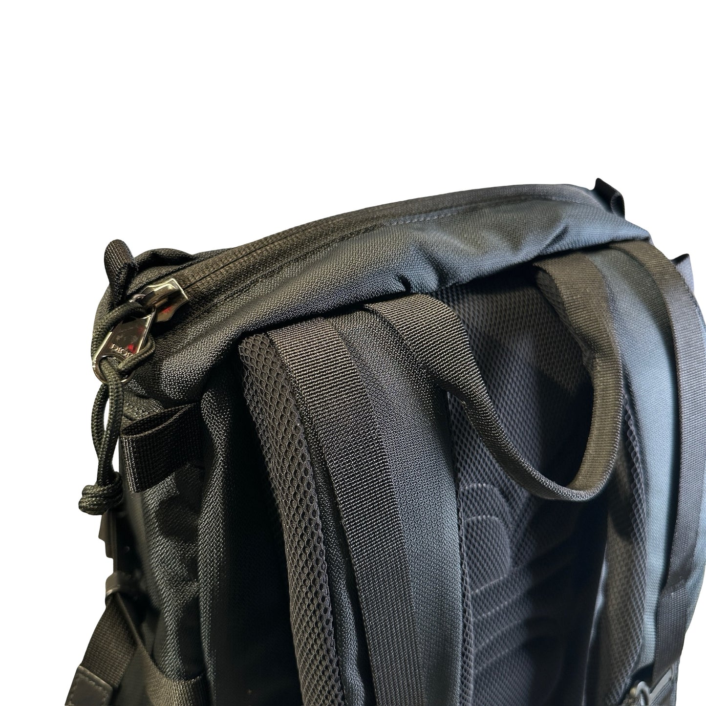 Used DIOR Nylon Rider Backpack Backpack Black