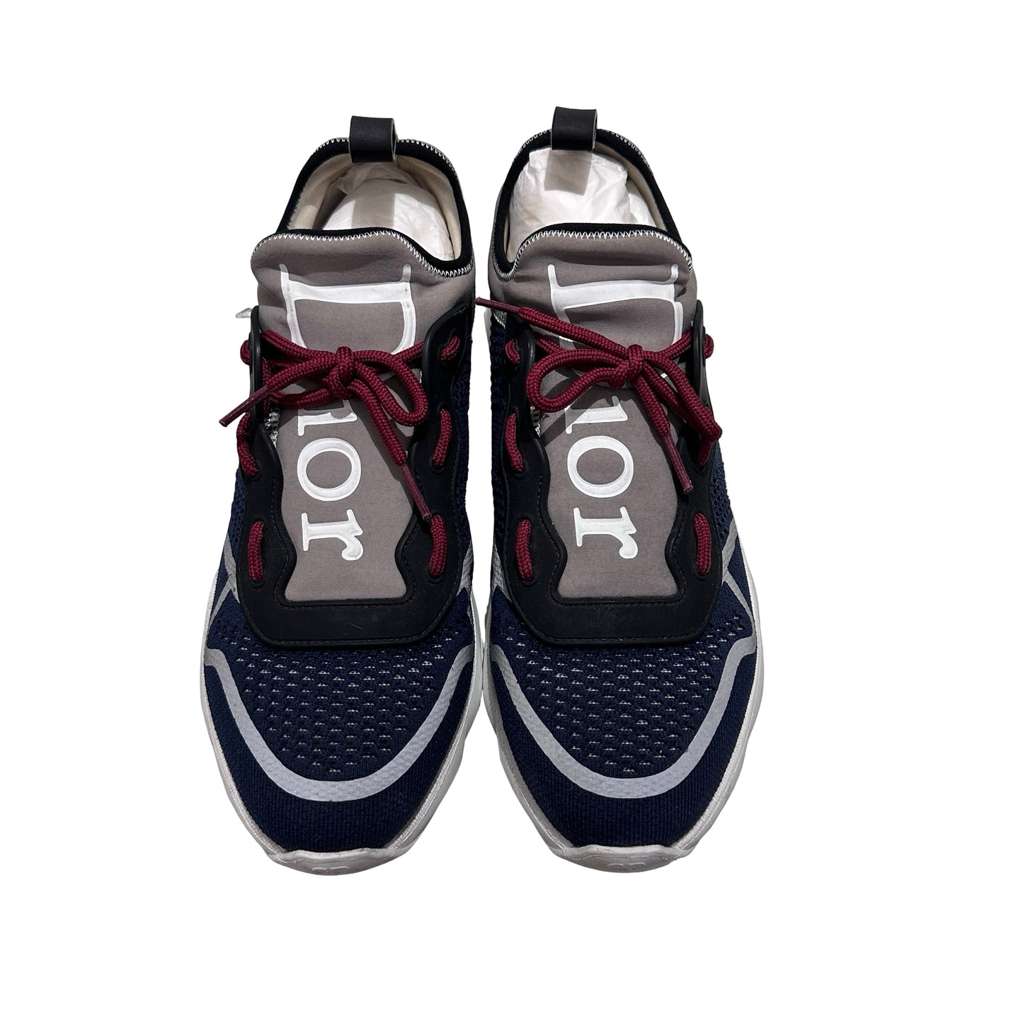 Used DIOR Sneakers Shoes Navy Blue Red