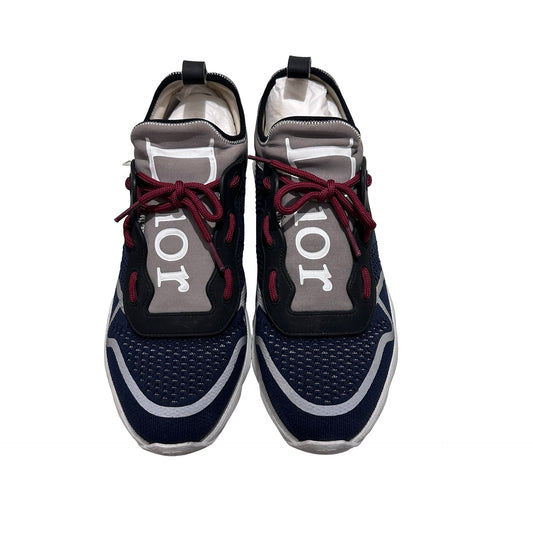 Used DIOR Sneakers Shoes Navy Blue Red