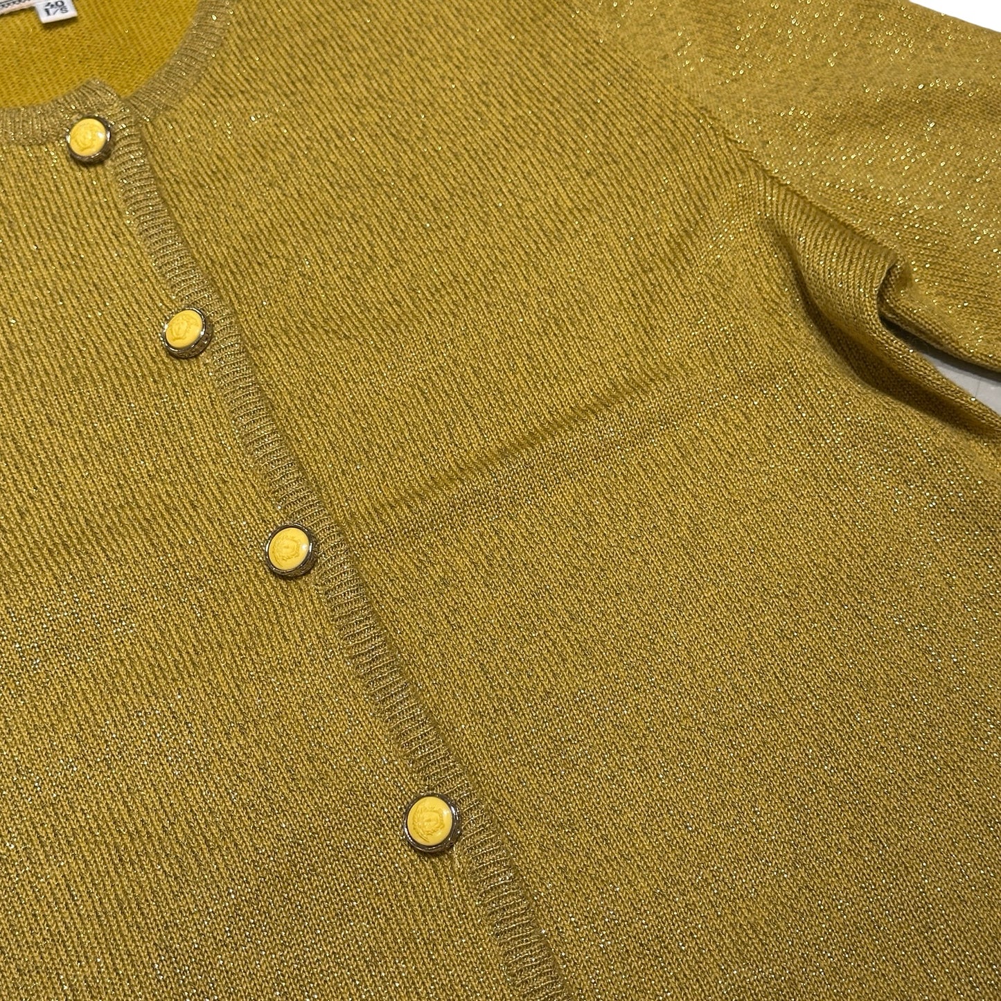 Used VERSACE Gold Used VERSACE SWEATER CARDIGAN Cardigan Gold