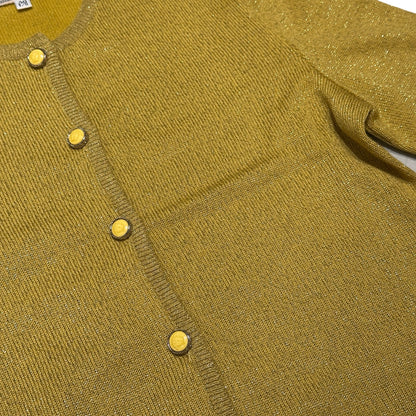 Used VERSACE Gold Used VERSACE SWEATER CARDIGAN Cardigan Gold