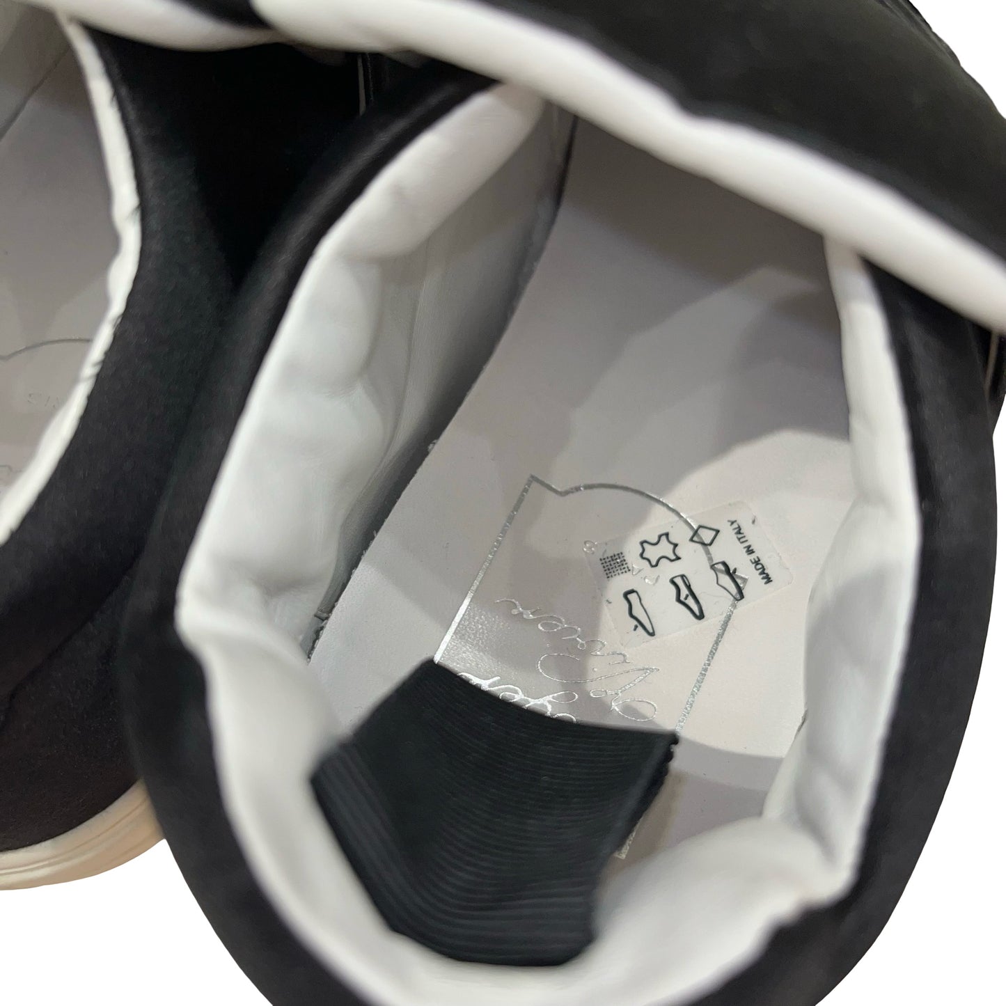 Used Roger Vivier Sneakers Black White