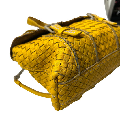 Used BOTTEGA VENETA 2 Way Shoulder Shoulder Bag Sunshine Yellow