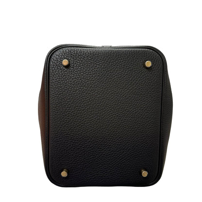 New HERMÈS TC Picotin 22 Handbag Black GHW