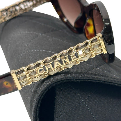 Used Chanel Sunglasses Brown