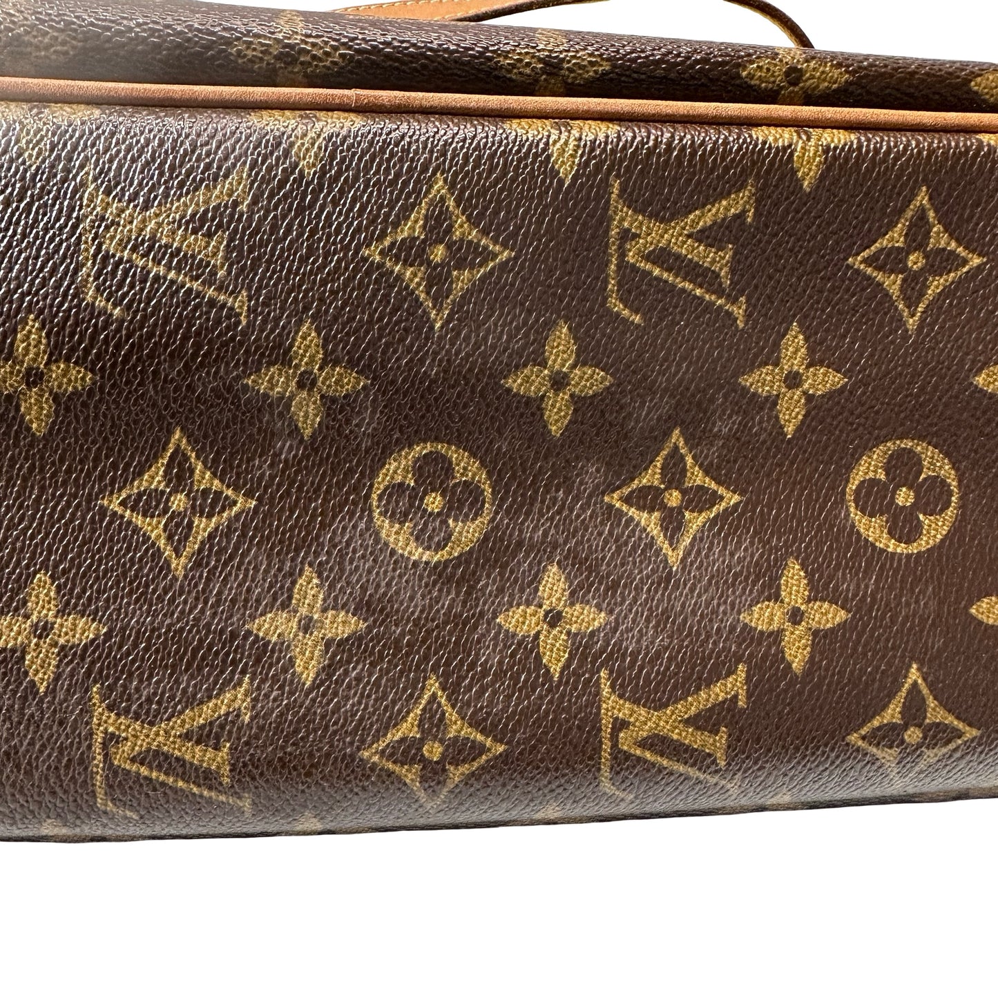 Used LOUIS VUITTON Canvas Tote Bag Monogram GHW