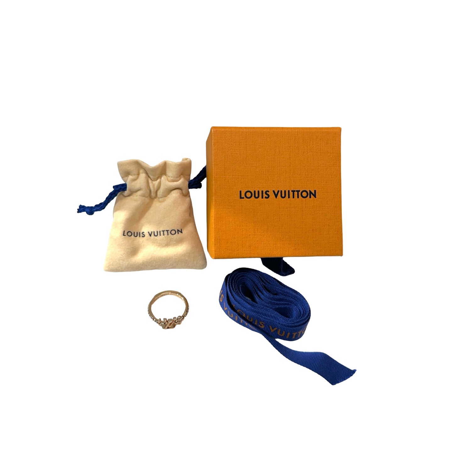 Used Louis Vuitton Diamond Ring GHW