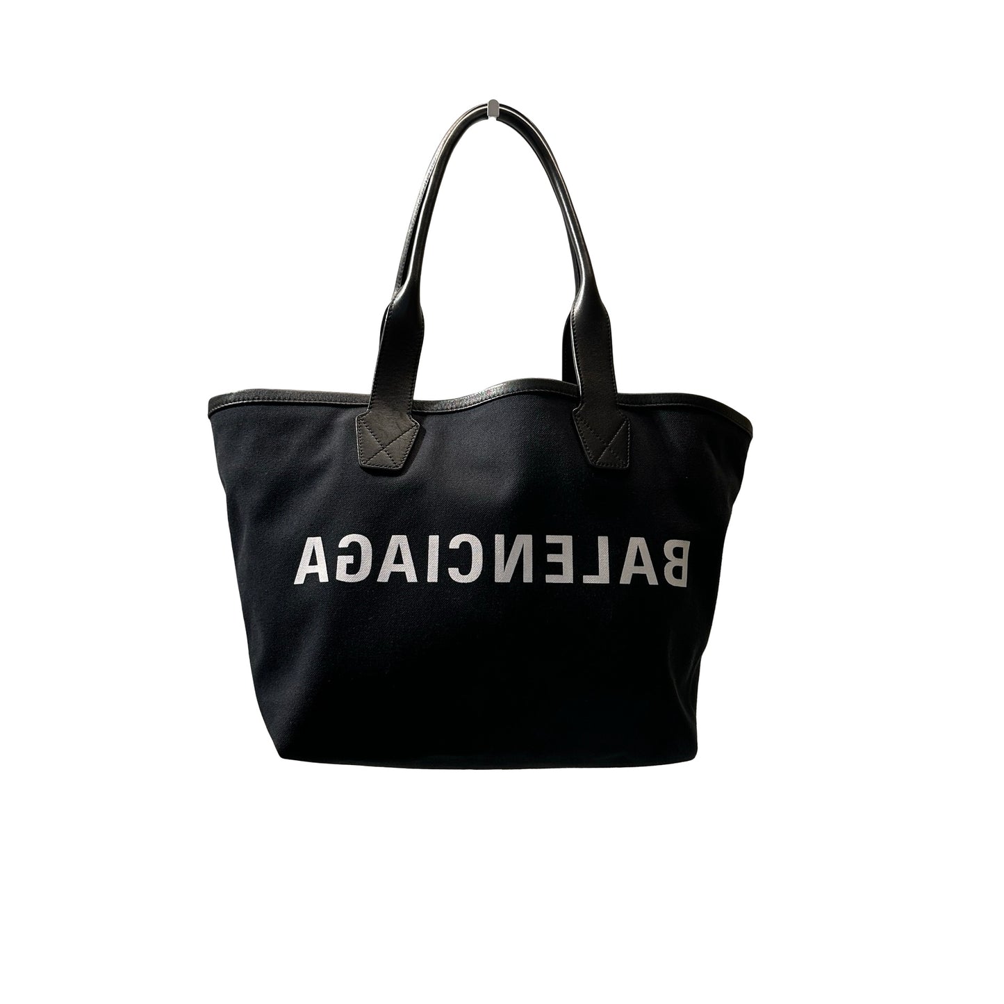 Used Balenciaga Canvas Tote cauvas Tote Bag Black