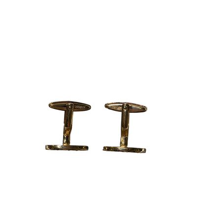 Used DIOR Yellow Gold Vintage Cufflinks Brooch