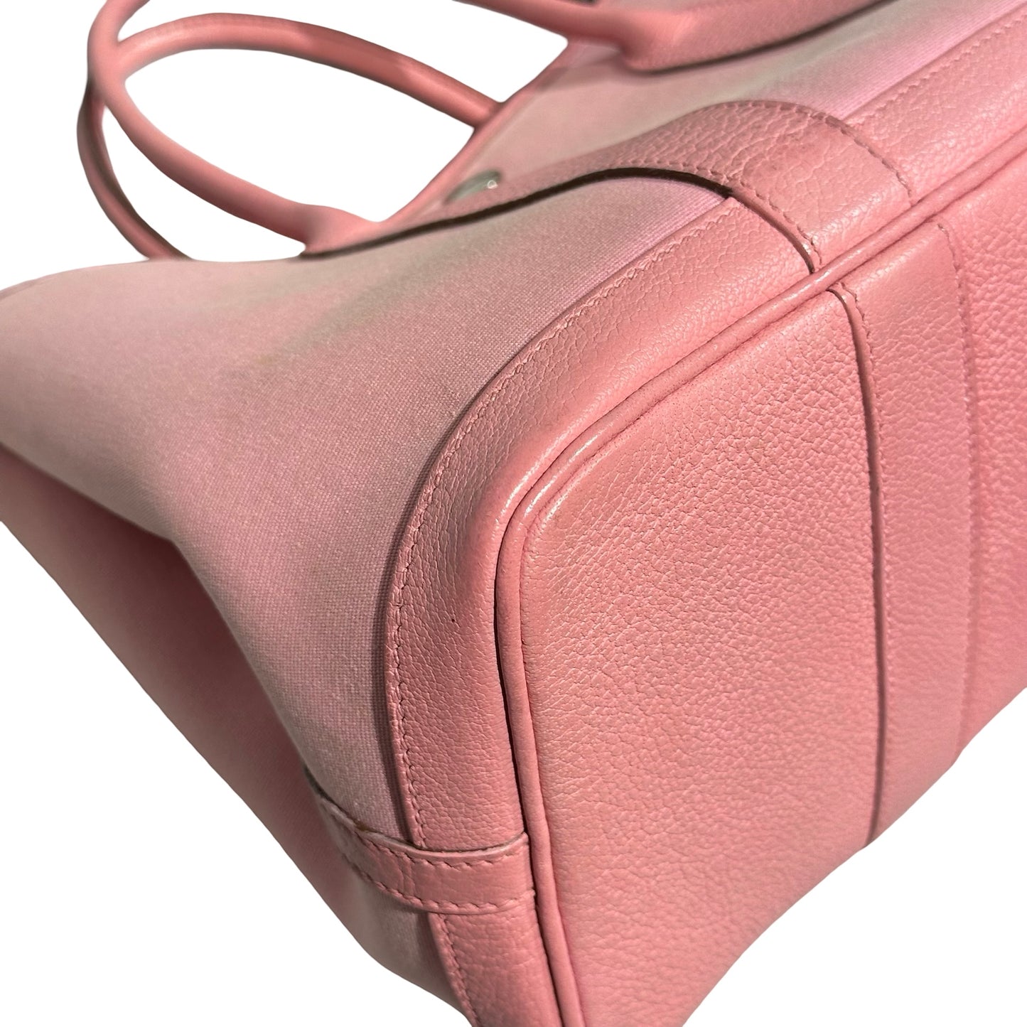 Used HERMÈS Canvas GP 30 Handbag Pink