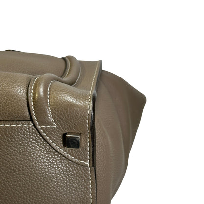 Used CELINE Leather Phantom Handbag Taupe
