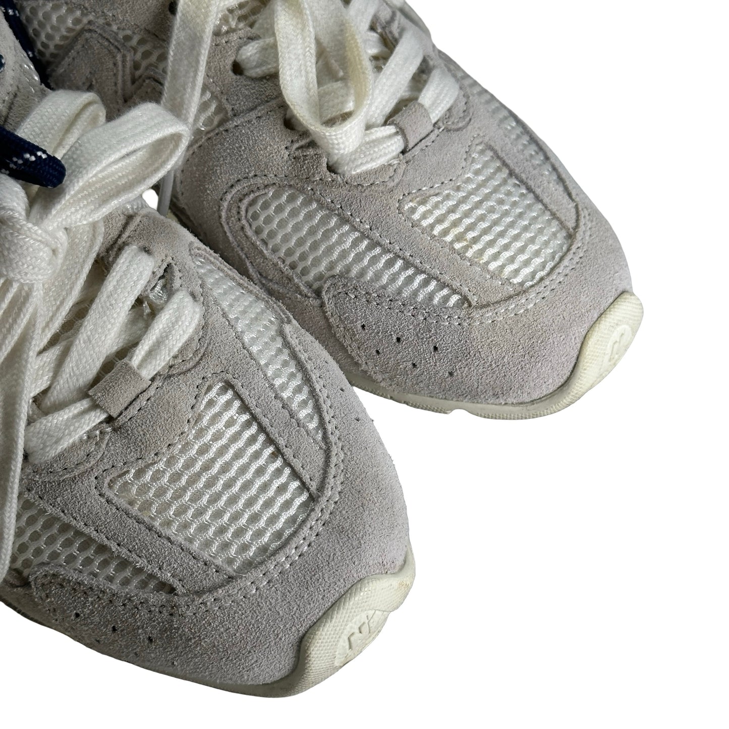 Used MIU MIU Suede Mesh New Balance 530 Sneakers White Grey