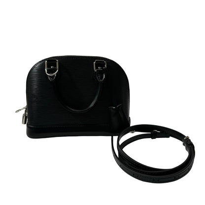 Used Louis Vuitton Epi Leather Alma BB Shoulder Bag Black PHW