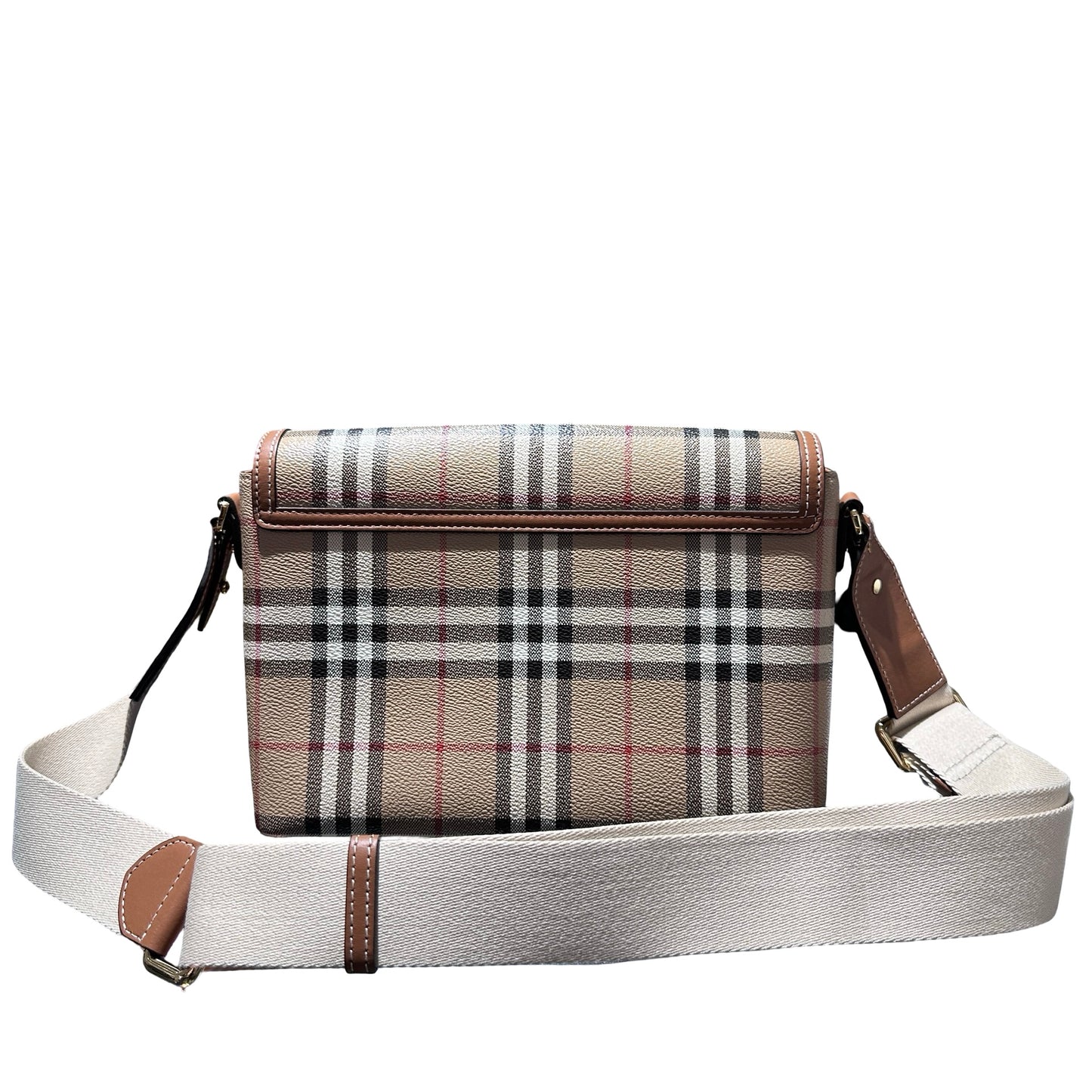 Used BURBERRY Cross Body Bag Brown GHW