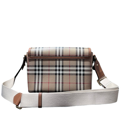 Used BURBERRY Cross Body Bag Brown GHW